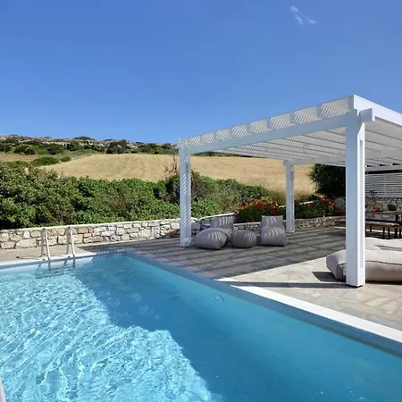 Villa Executive Paros 4 Bedrooms Almyrikia Sunset Stunning Sea View