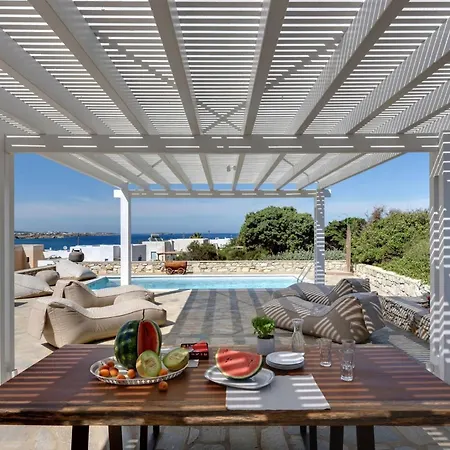 Executive Paros 4 Bedrooms Almyrikia Sunset Stunning Sea View