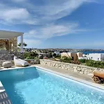 Executive Paros 4 Bedrooms Almyrikia Sunset Stunning Sea View *