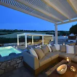 Villa Executive Paros 4 Bedrooms Almyrikia Sunset Stunning Sea View