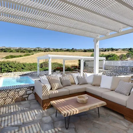 Villa Executive Paros 4 Bedrooms Almyrikia Sunset Stunning Sea View *