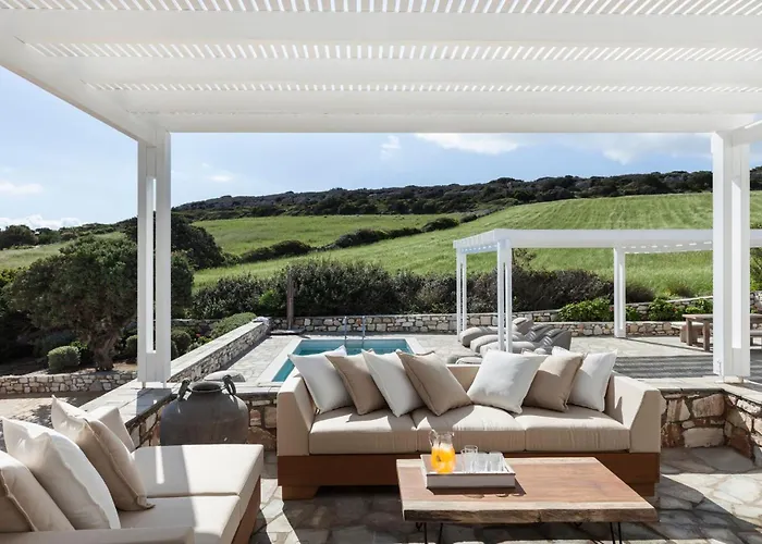 Executive Paros 4 Bedrooms Almyrikia Sunset Stunning Sea View *